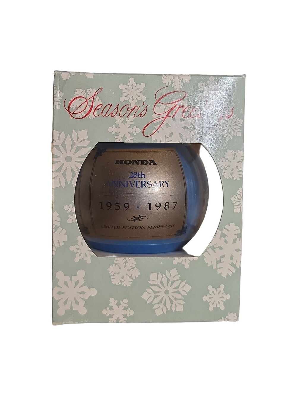 1987 Honda 28th Anniversary Limited Edition Ornament - Used